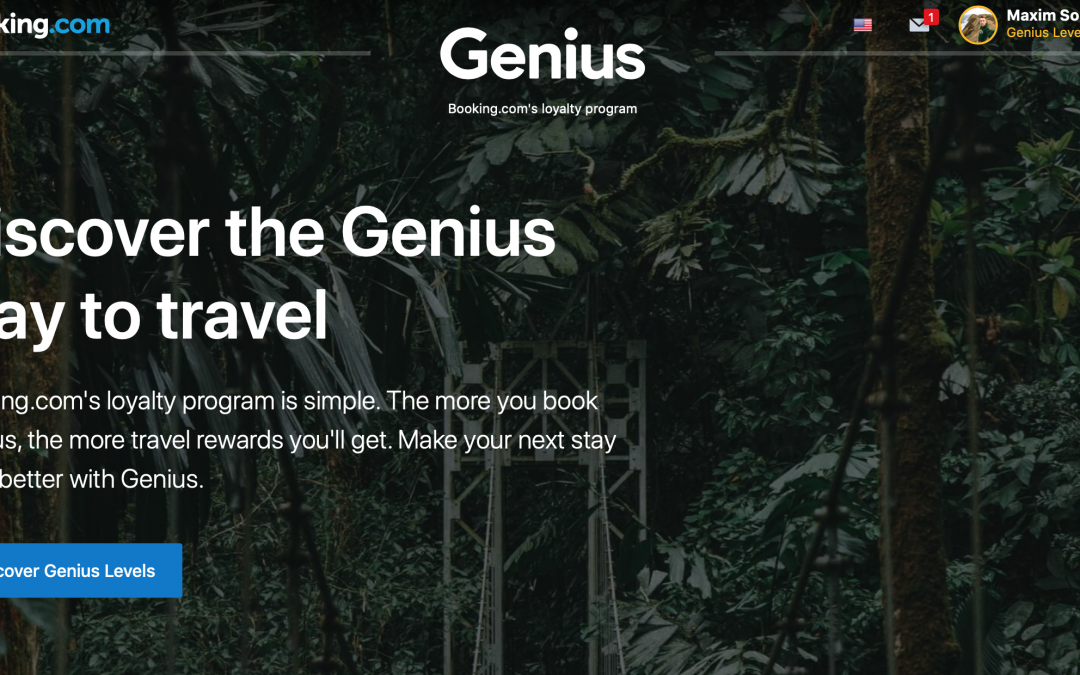 The Genius program on Booking.com